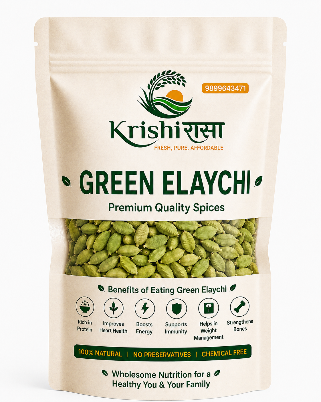 Green Cardamom (Green Elaichi)